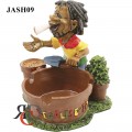 JAMAICAN SMALL ASHTRAY 1CT